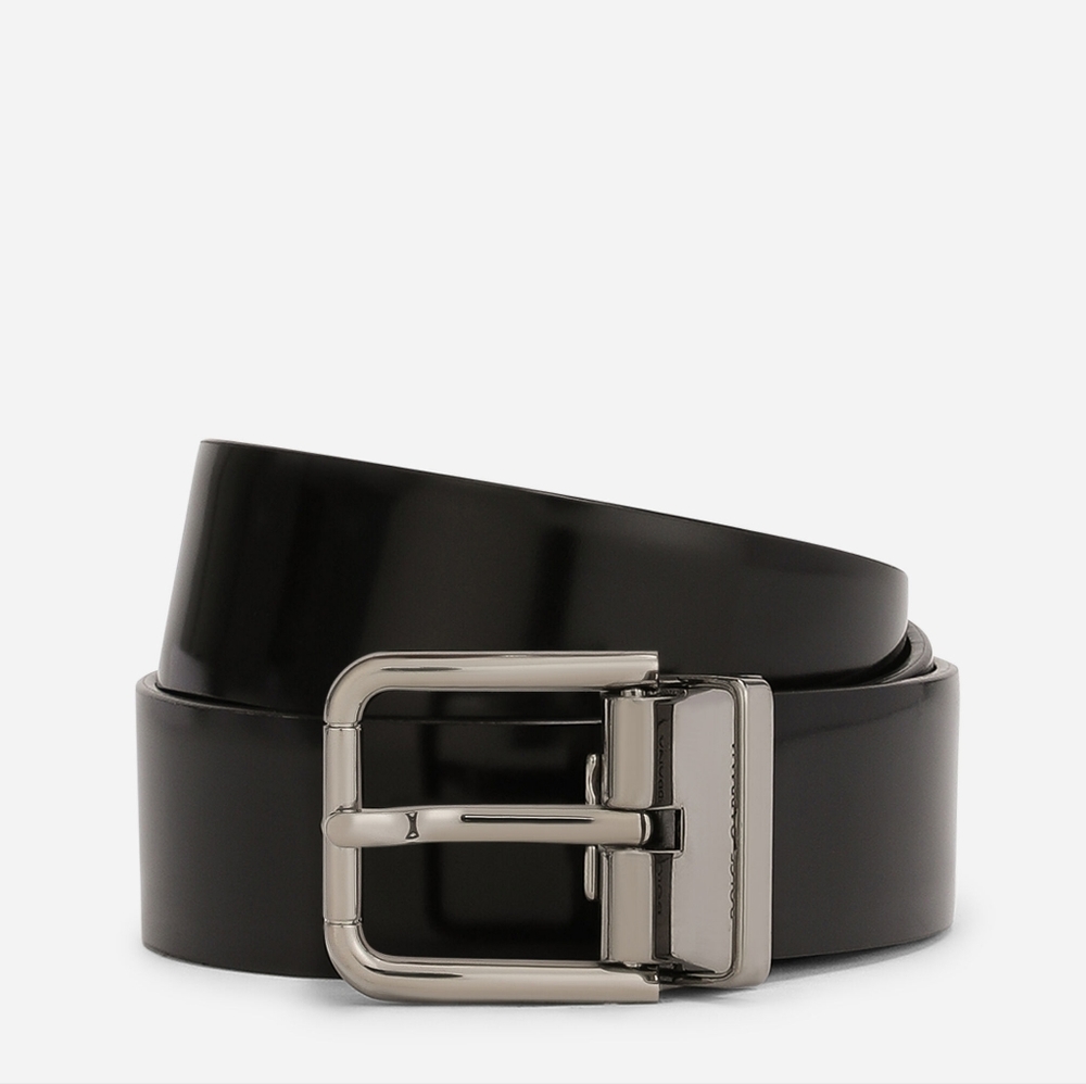 BRAND NEW WITH TAGS DOLCE & GABBANA BRUSHED REVERSABLE CALFSKIN BELT SIZE 100
